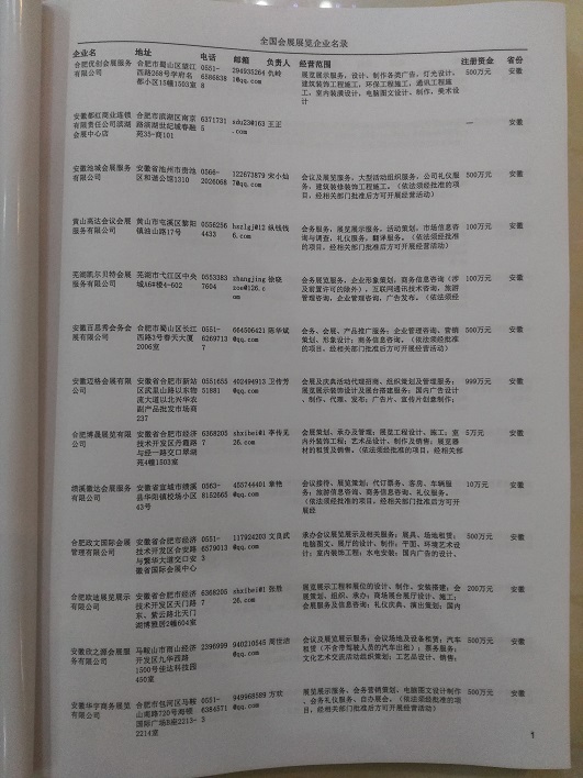 中國(guó)會(huì)展展覽公司黃頁(yè)可開展精準(zhǔn)營(yíng)銷，電話營(yíng)銷、郵件營(yíng)銷、傳真營(yíng)銷等等多管齊下，圓您銷售冠軍夢(mèng)