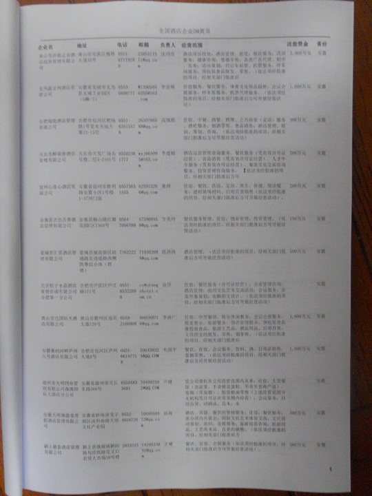 中國酒店企業(yè)黃頁可開展精準(zhǔn)營銷，電話營銷、郵件營銷、傳真營銷等等多管齊下，圓您銷售冠軍夢
